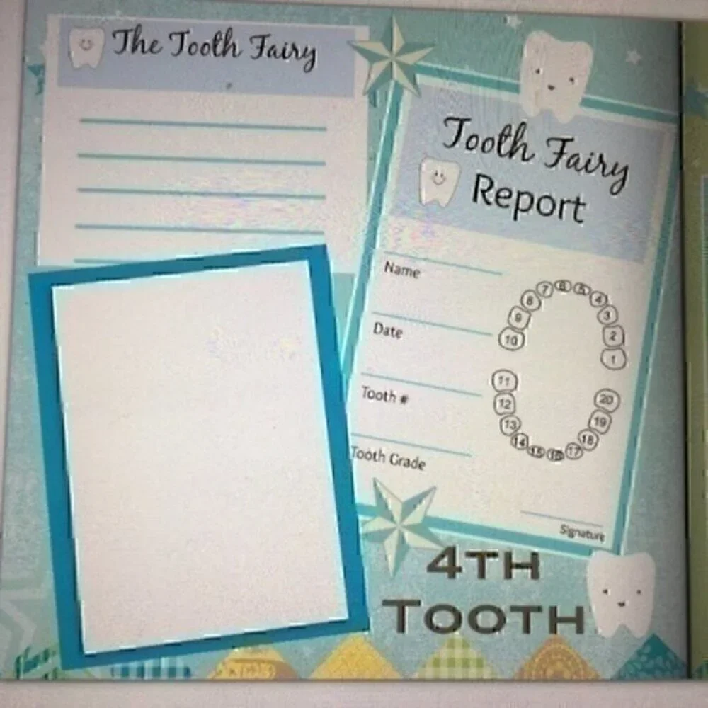 8x8 Hardcover Boys First Tooth book
